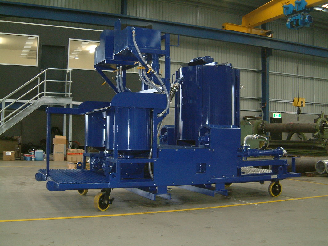 Double Bowl Grout Pump with Colloidal Mixers